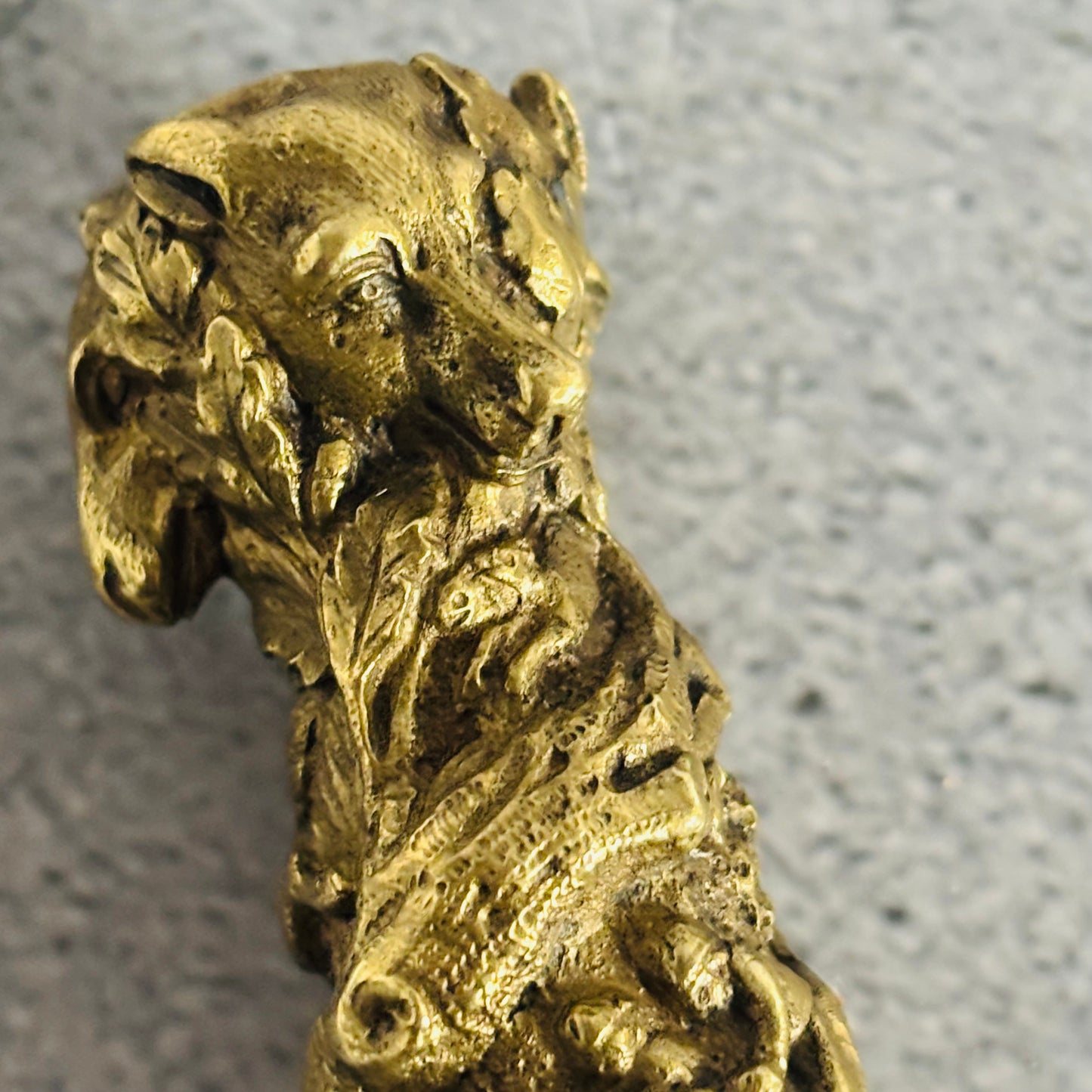 Antique Bronze Sculpture Wax Seal Stamp 