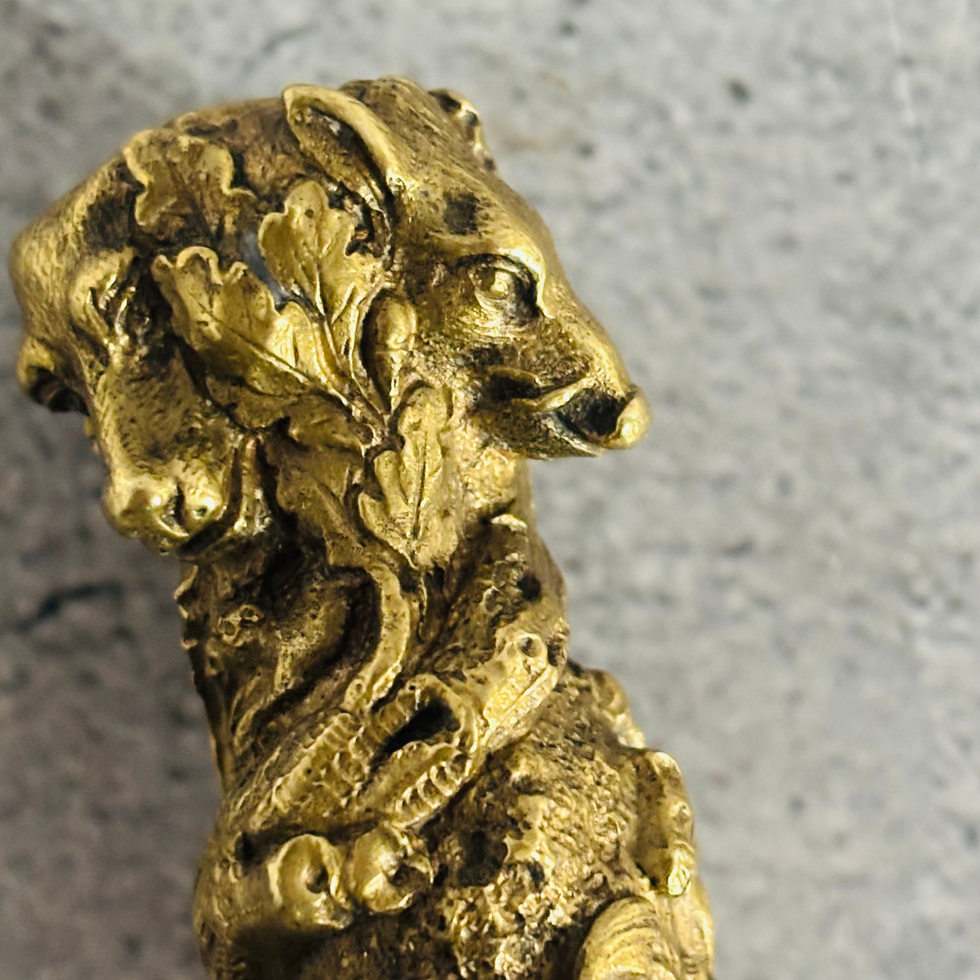 Antique Bronze Sculpture Wax Seal Stamp 