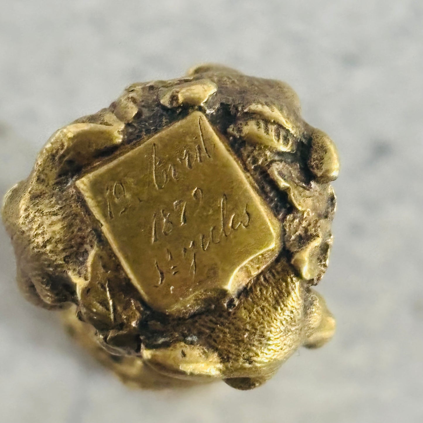 Antique Bronze Sculpture Wax Seal Stamp 