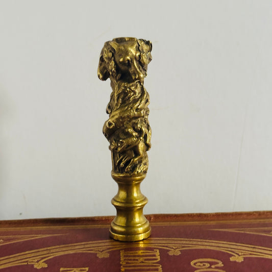 Antique Bronze Sculpture Wax Seal Stamp 