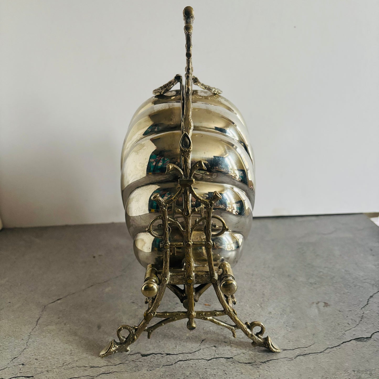 Antique Biscuit Warmer | Folding Biscuit Box Fenton Bros