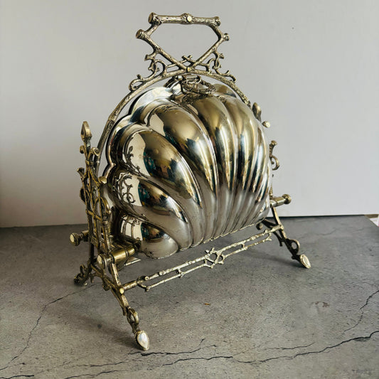 Antique Biscuit Warmer | Folding Biscuit Box Fenton Bros