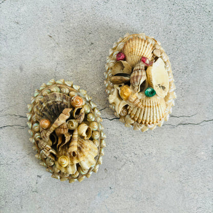 Antique Shell Encrusted Decorated Art | The Urban Vintage Affair