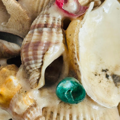 Antique Shell Encrusted Decorated Art | The Urban Vintage Affair