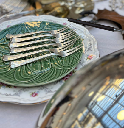 The Headhunter Billy - Antique Silver Fruit / Escargot Forks