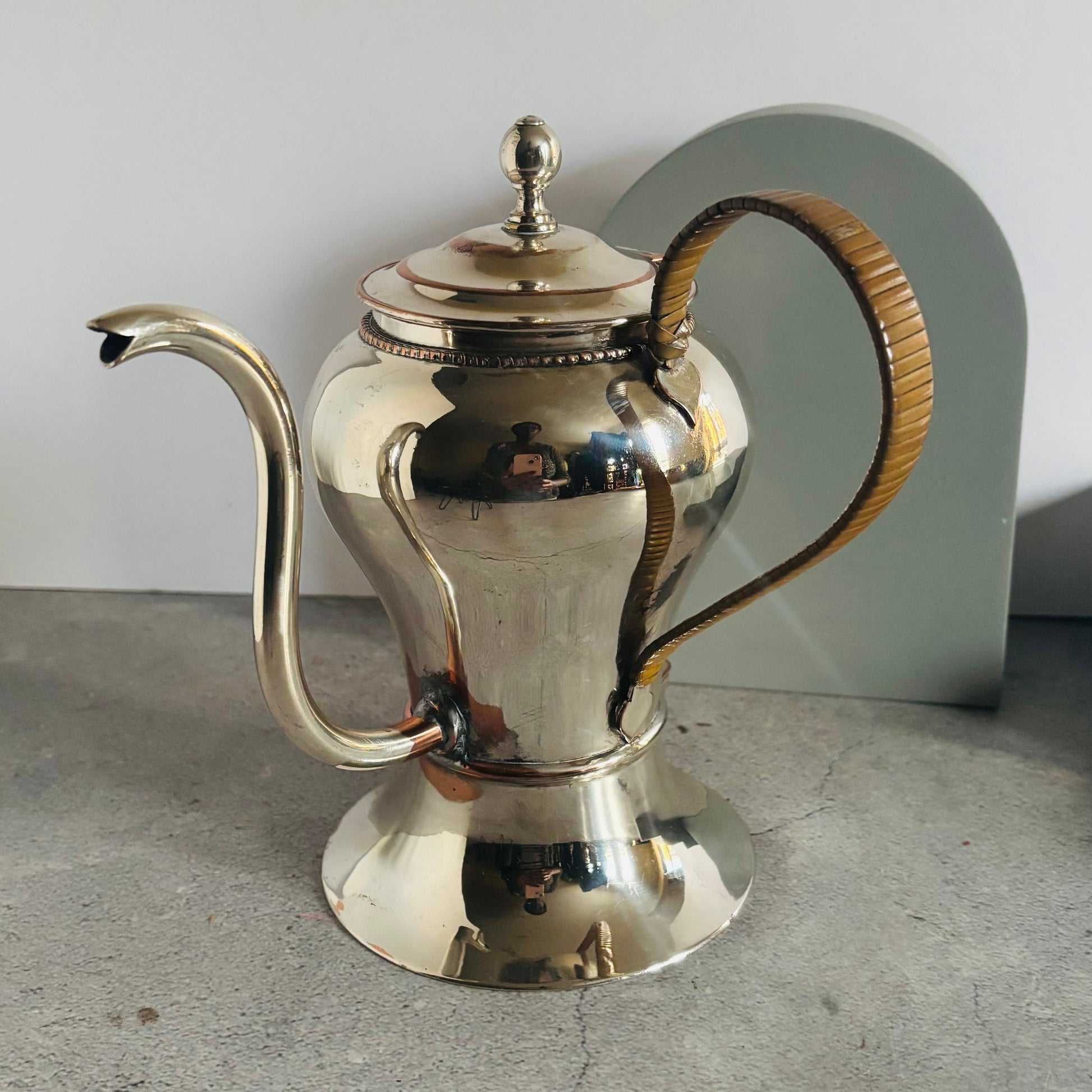 Rare Antique Sheffield Plate Argyle Gravy Jug | The Urban Vintage Affair