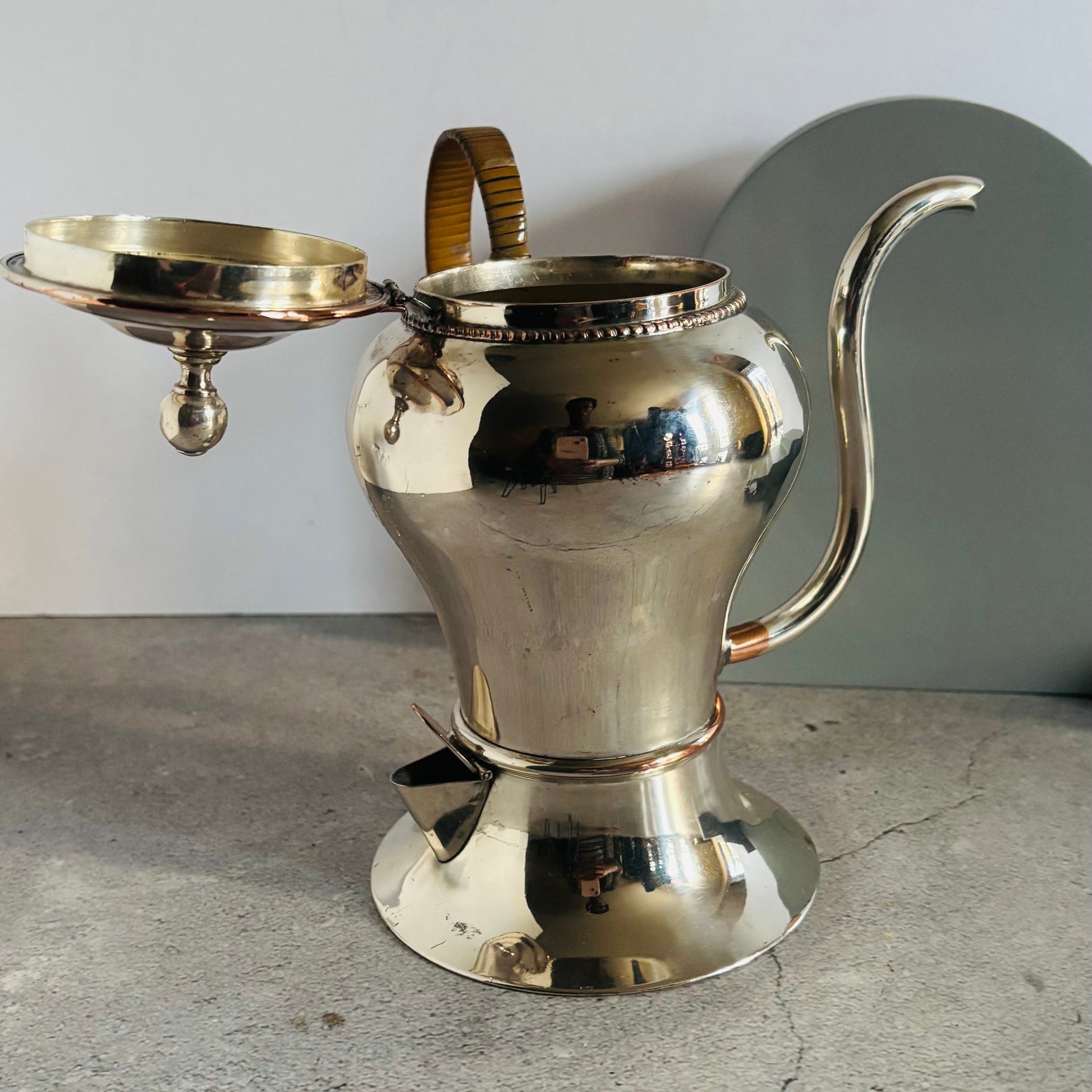 Rare Antique Sheffield Plate Argyle Gravy Jug | The Urban Vintage Affair