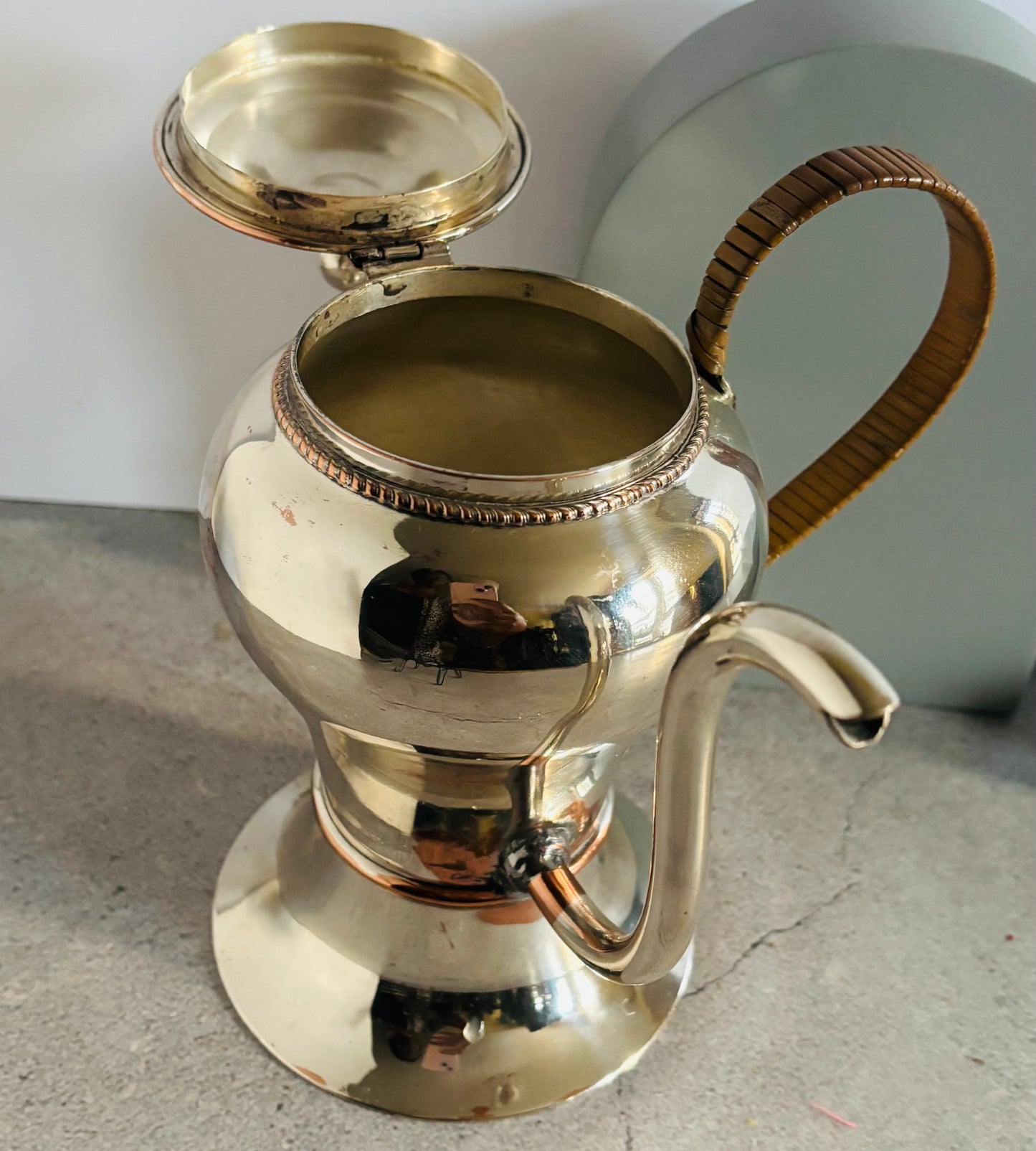 Rare Antique Sheffield Plate Argyle Gravy Jug | The Urban Vintage Affair