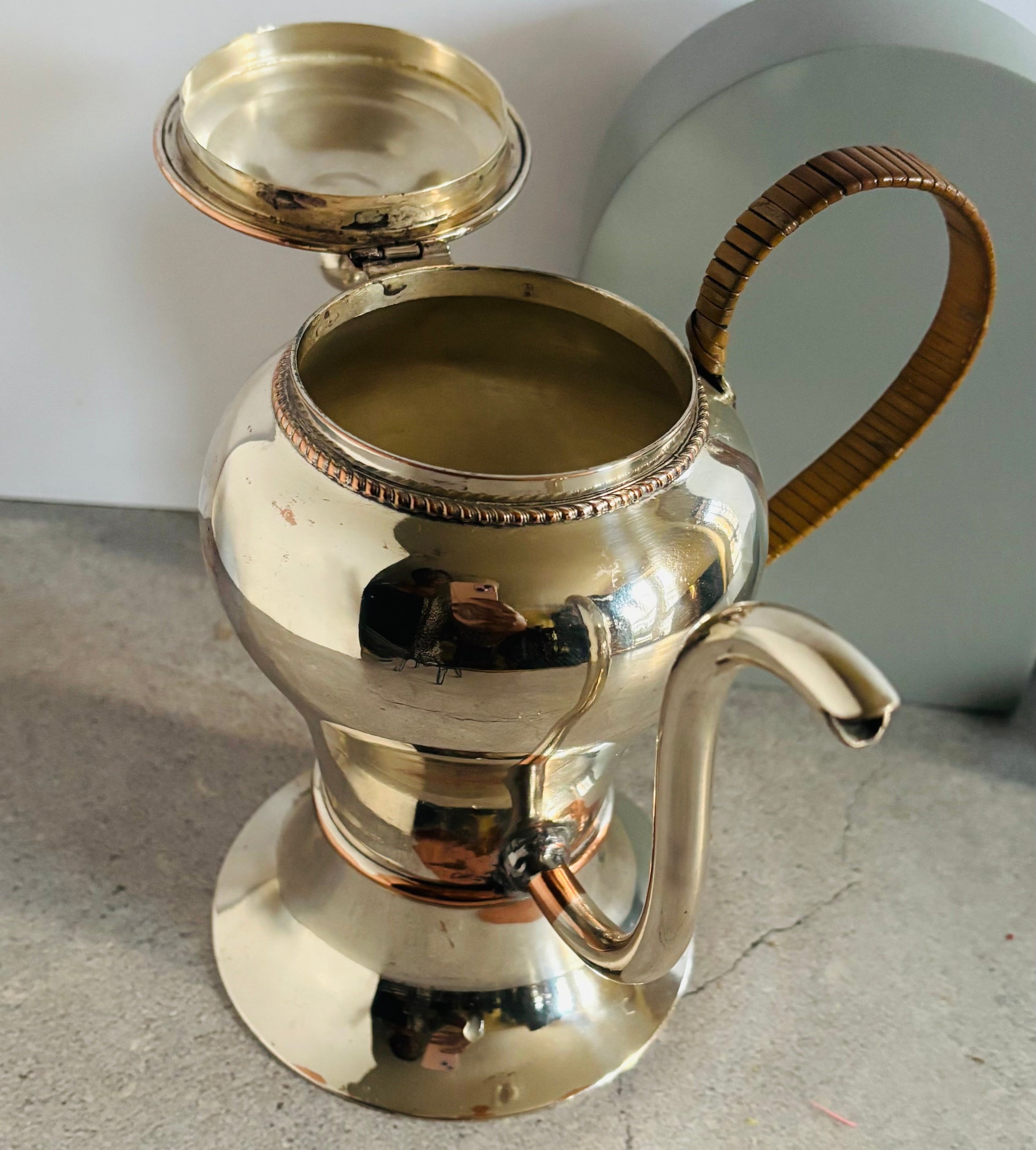 Rare Antique Sheffield Plate Argyle Gravy Jug | The Urban Vintage Affair