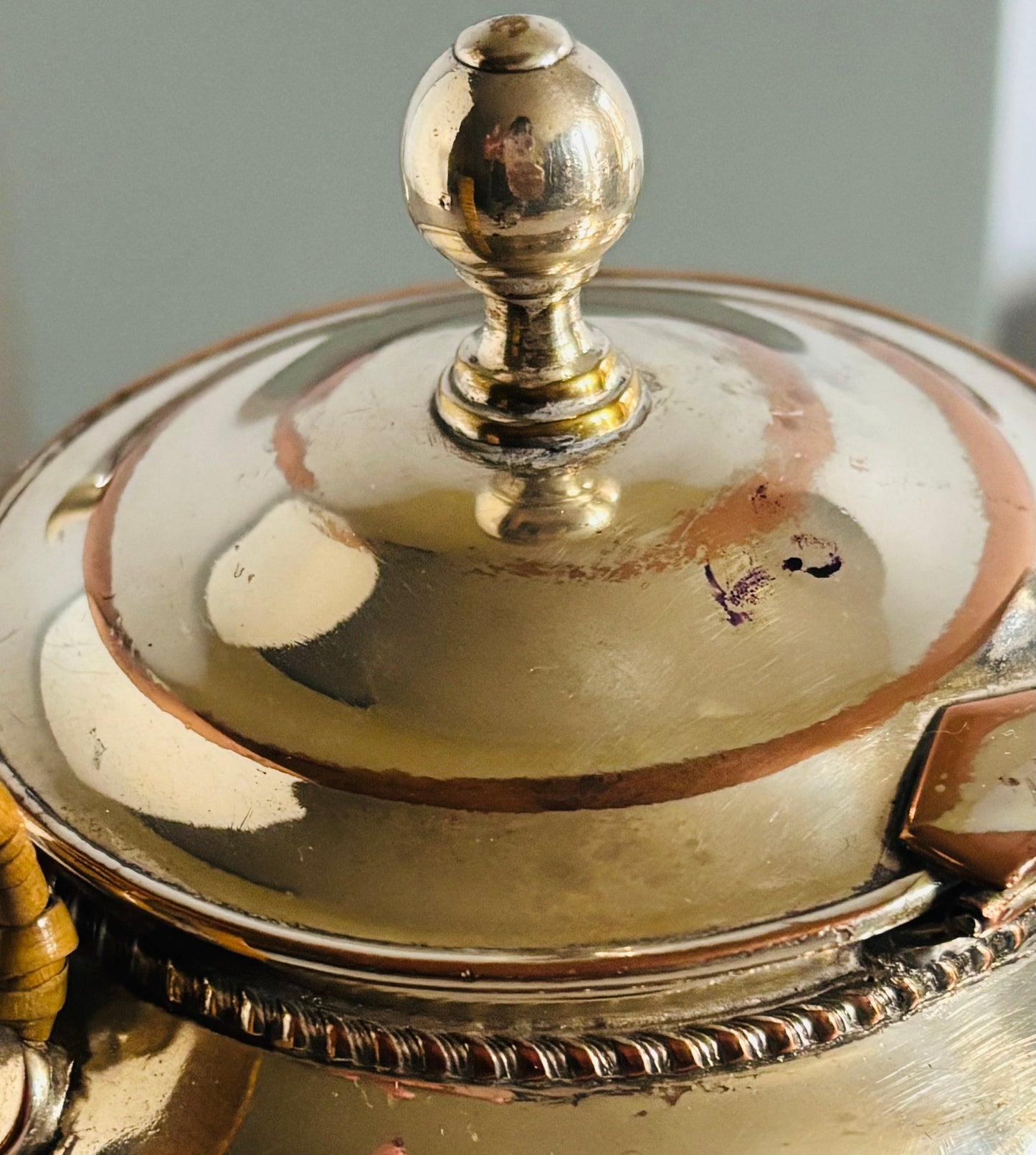 Rare Antique Sheffield Plate Argyle Gravy Jug | The Urban Vintage Affair