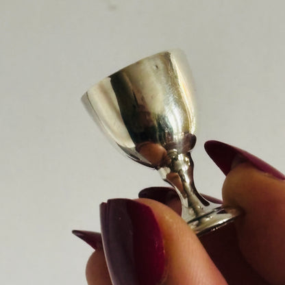 Antique Sterling Silver Miniature Dolls House Goblet