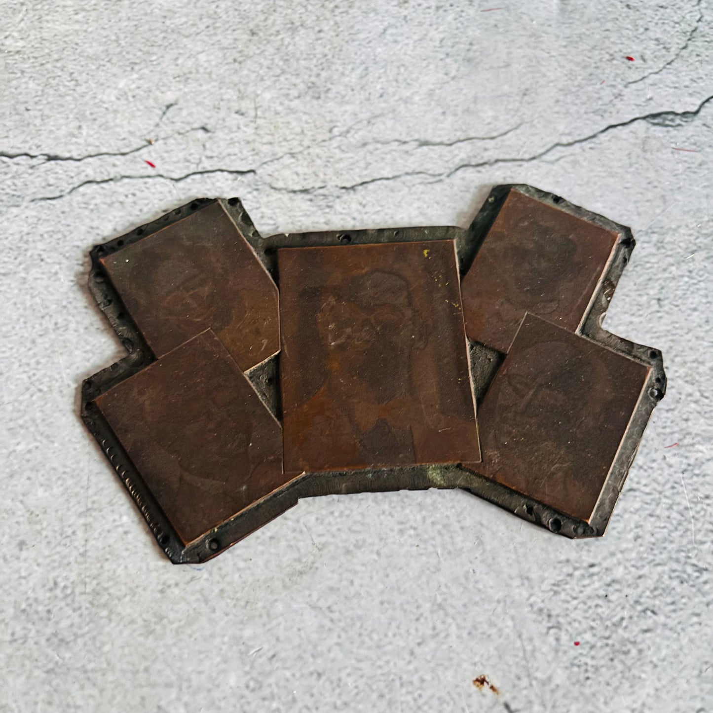 Unusual Antique Copper Printing Plate