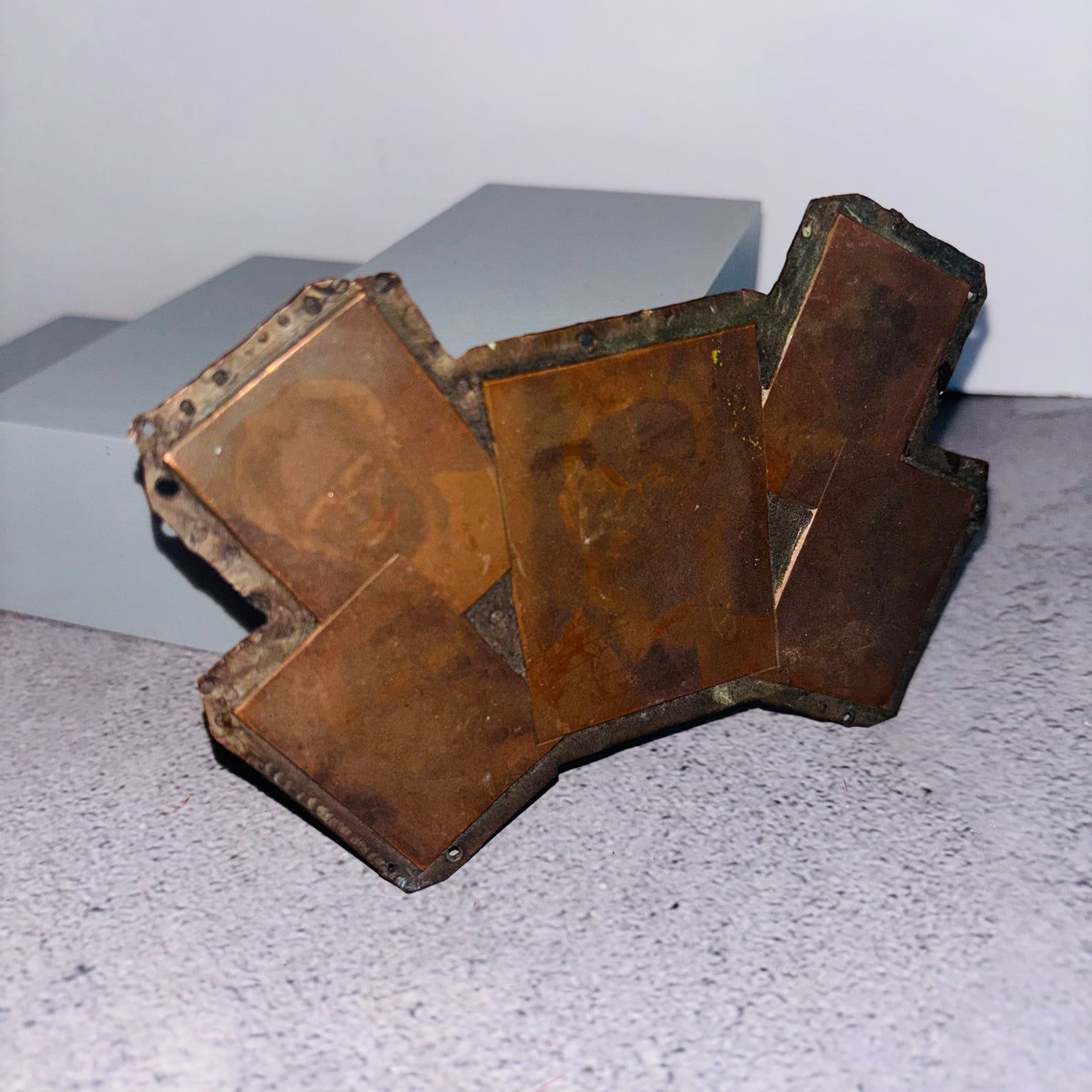 Unusual Antique Copper Printing Plate