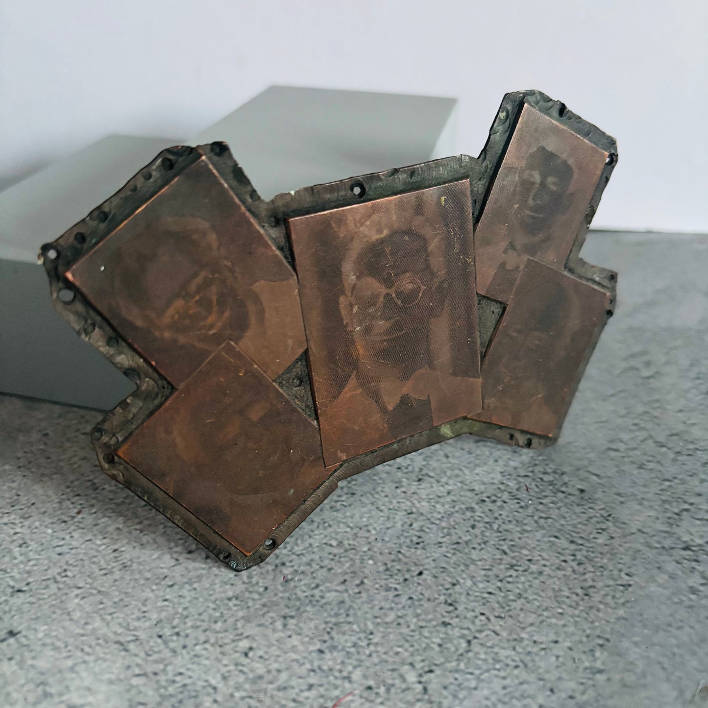 Unusual Antique Copper Printing Plate