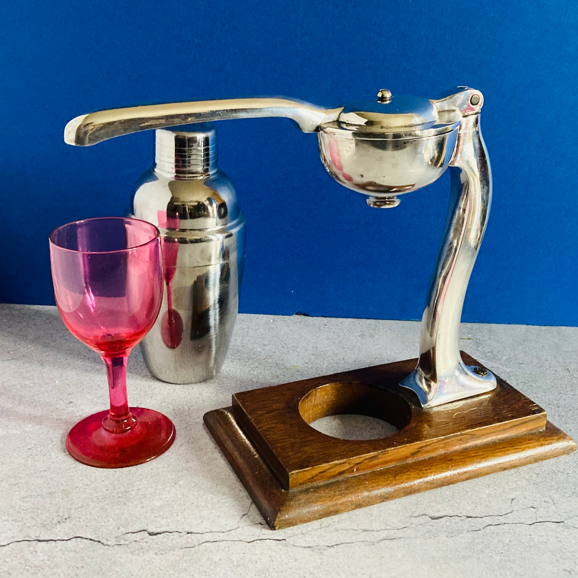 Antique Silver Cocktail Lemon Juicer by William Hutton & Sons