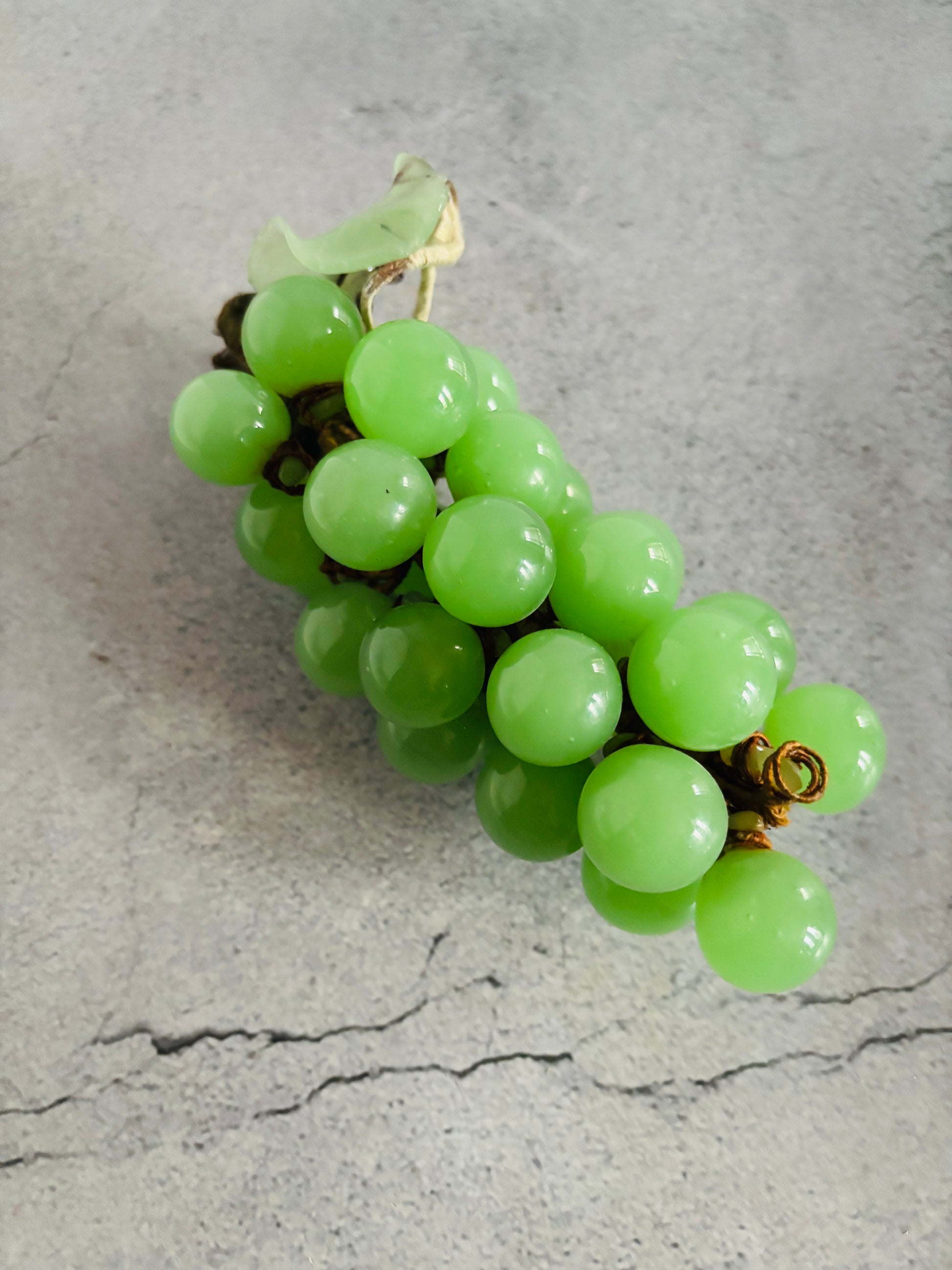 Antique Jade Decorative Grapes For Decor Styling