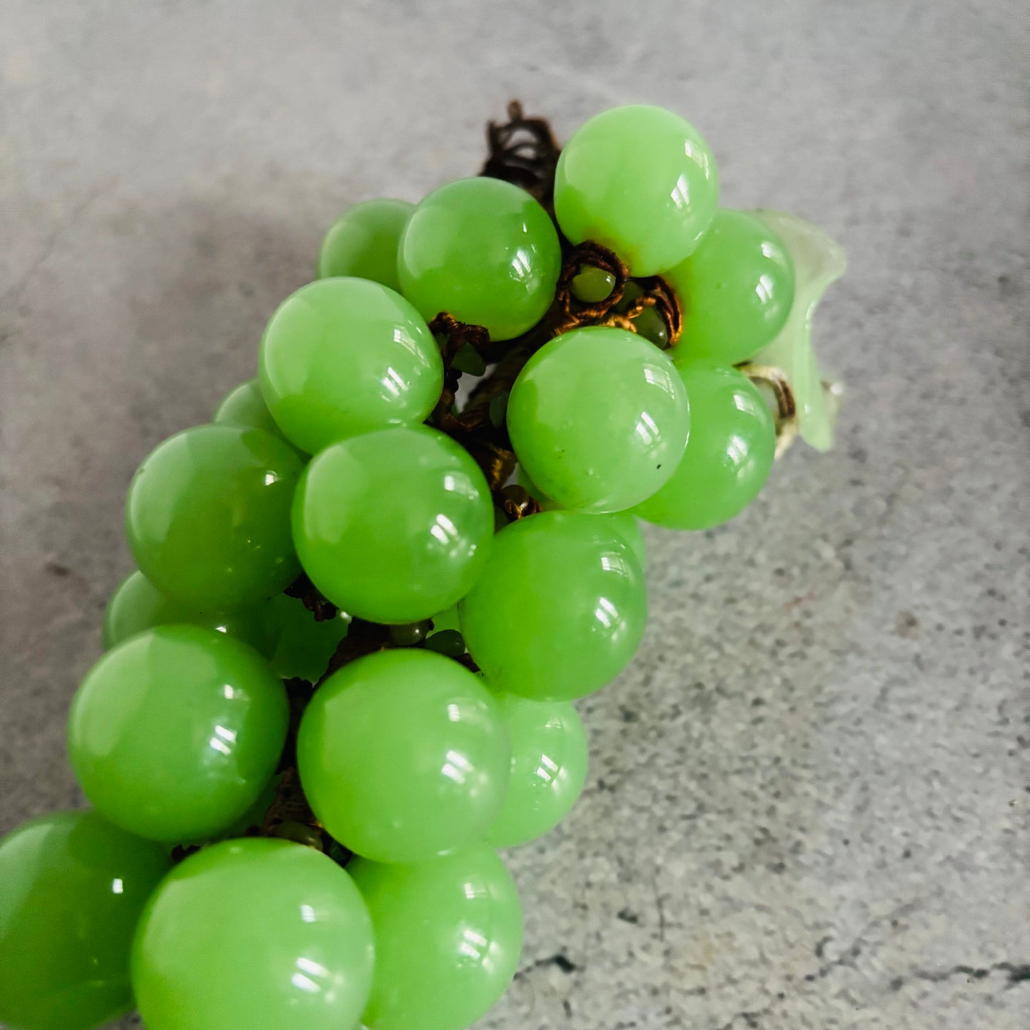 Antique Jade Decorative Grapes For Decor Styling