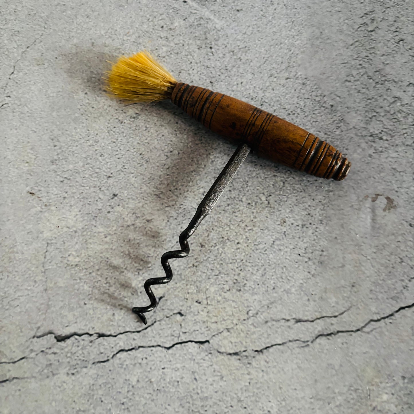 Victorian Treen Corkscrew | Antique Barware Accessory