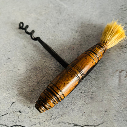 Victorian Treen Corkscrew | Antique Barware Accessory