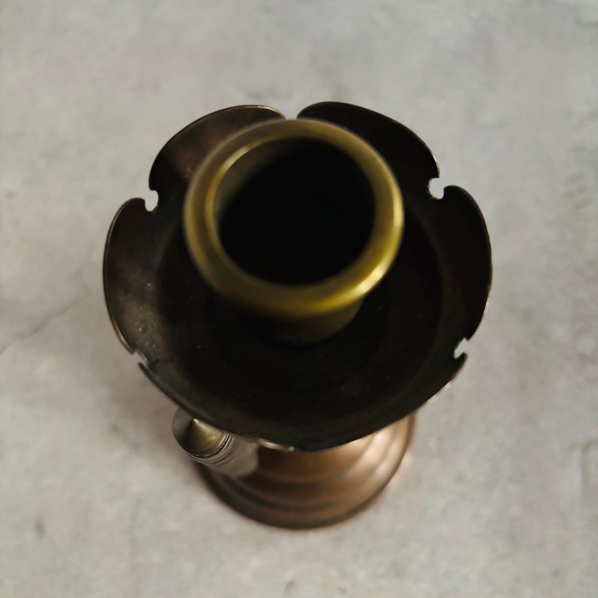 Arts & Crafts Christopher Dresser Copper and Brass Candlestick