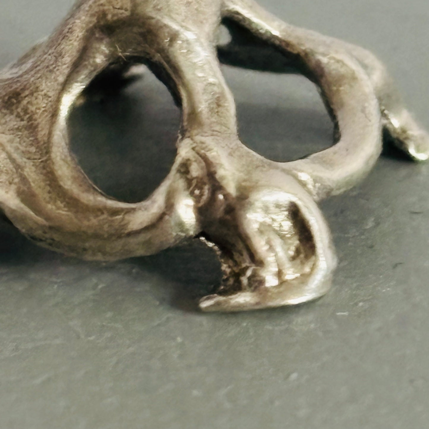 Antique Silver Miniature Dolls House Candelabra