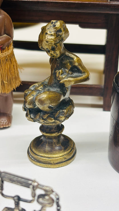 Antique Bronze Sculpture Wax Seal Stamp | The Urban Vintage Affair