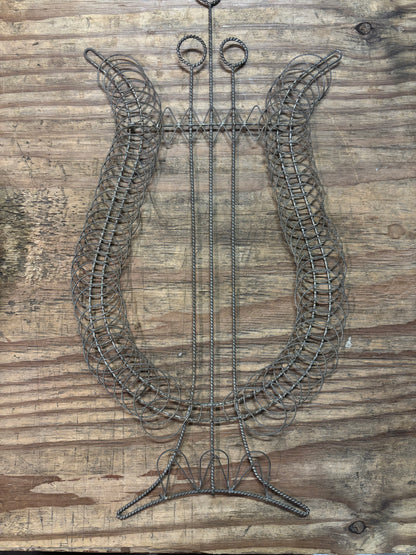 Antique Wire Sculpture Ornamental Stand