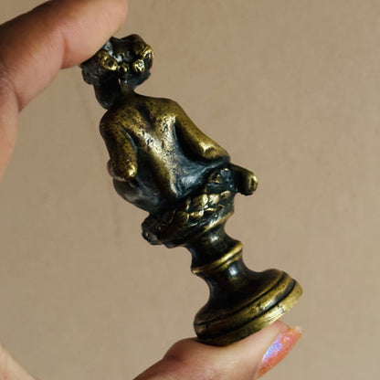 Antique Bronze Sculpture Wax Seal Stamp | The Urban Vintage Affair
