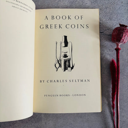 A Book of Greek Coins - Charles Seltman