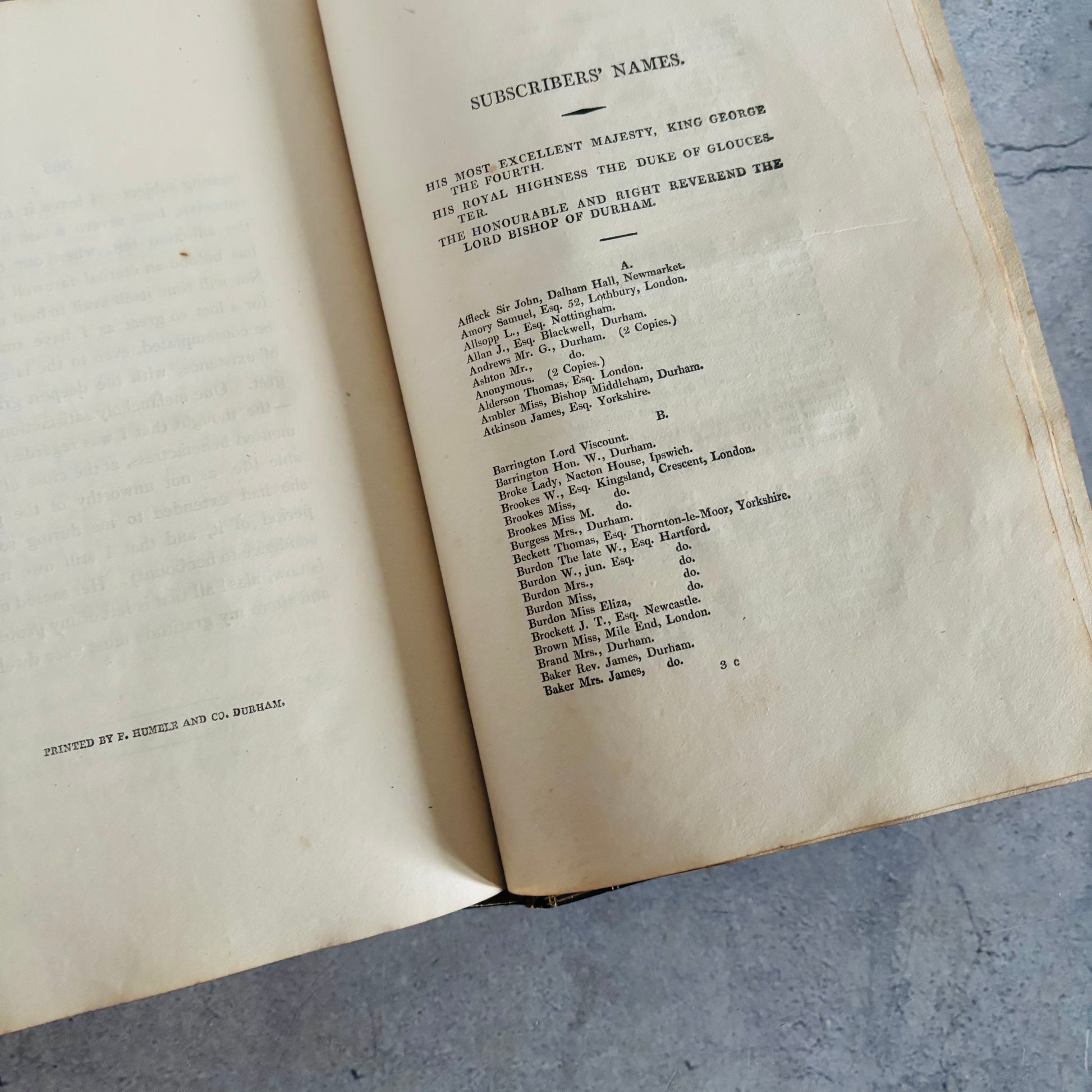 Rare Antique Leather Bound Gilded Book | Memoirs of Count Boruwlaski