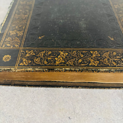 Rare Antique Leather Bound Gilded Book | Memoirs of Count Boruwlaski