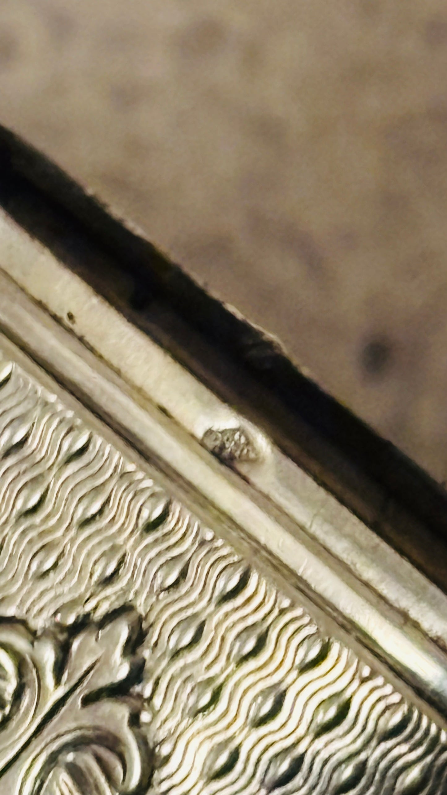 The Mixologist Abi  - Antique Silver French Vesta Case