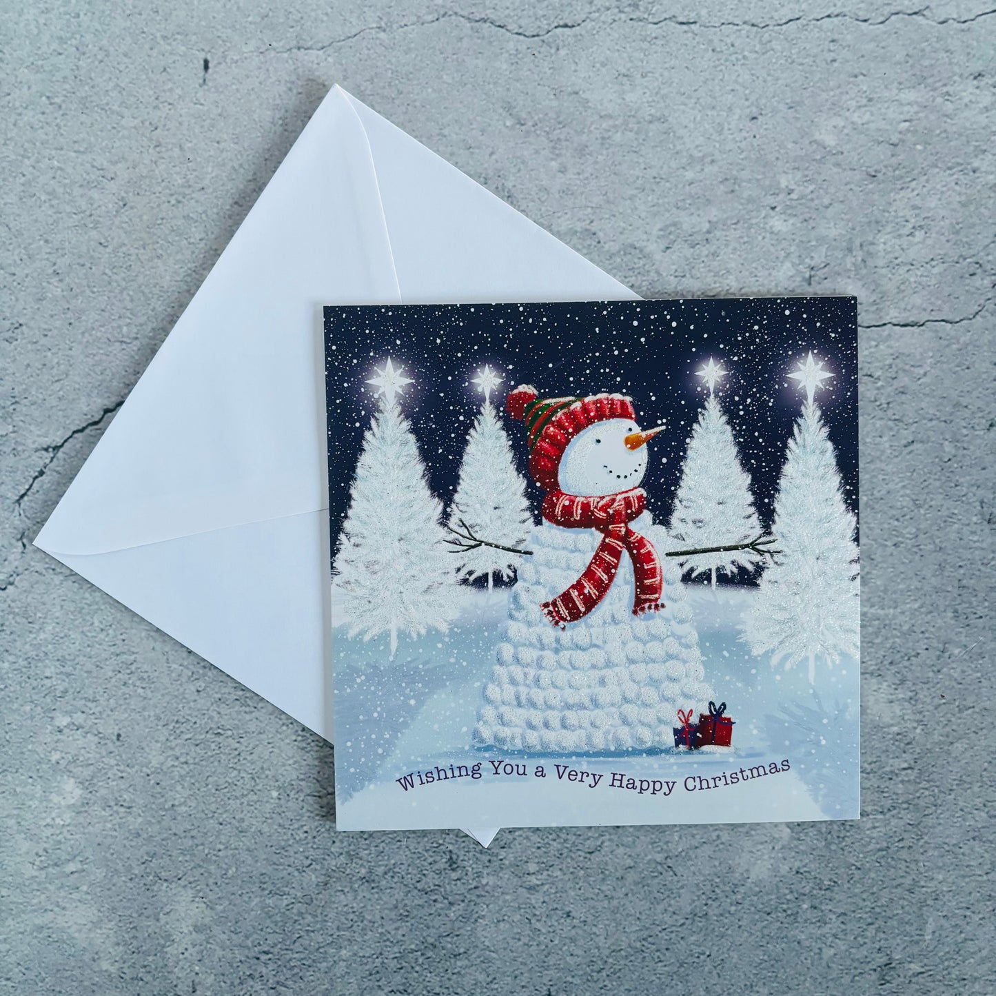 Lupus UK Christmas Cards Pack of 10 - Puffy Snowman