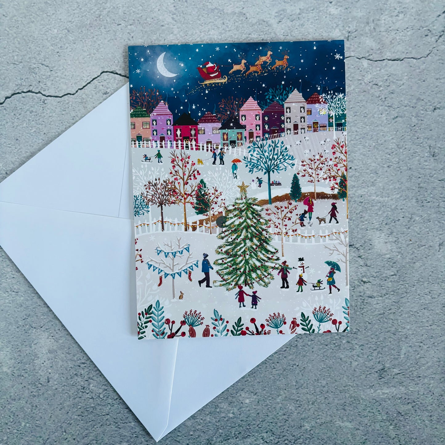 Lupus UK Christmas Cards Pack of 10 - Christmas Eve Together