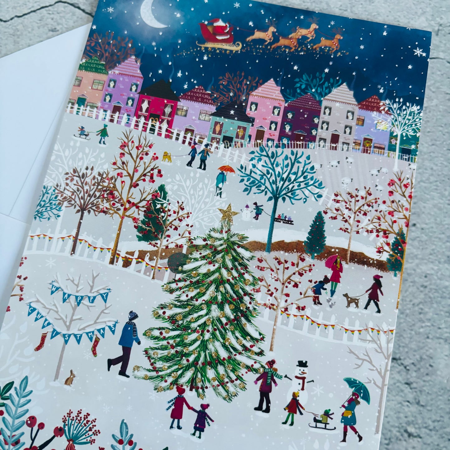 Lupus UK Christmas Cards Pack of 10 - Christmas Eve Together