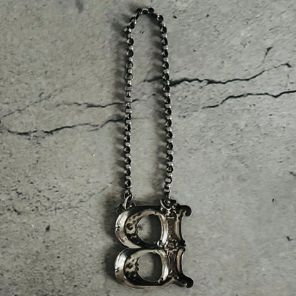 The Director Kasey - Antique Silver Letter Decanter Label