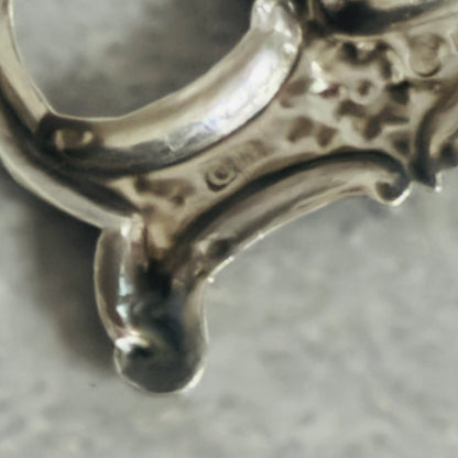 The Director Kasey - Antique Silver Letter Decanter Label