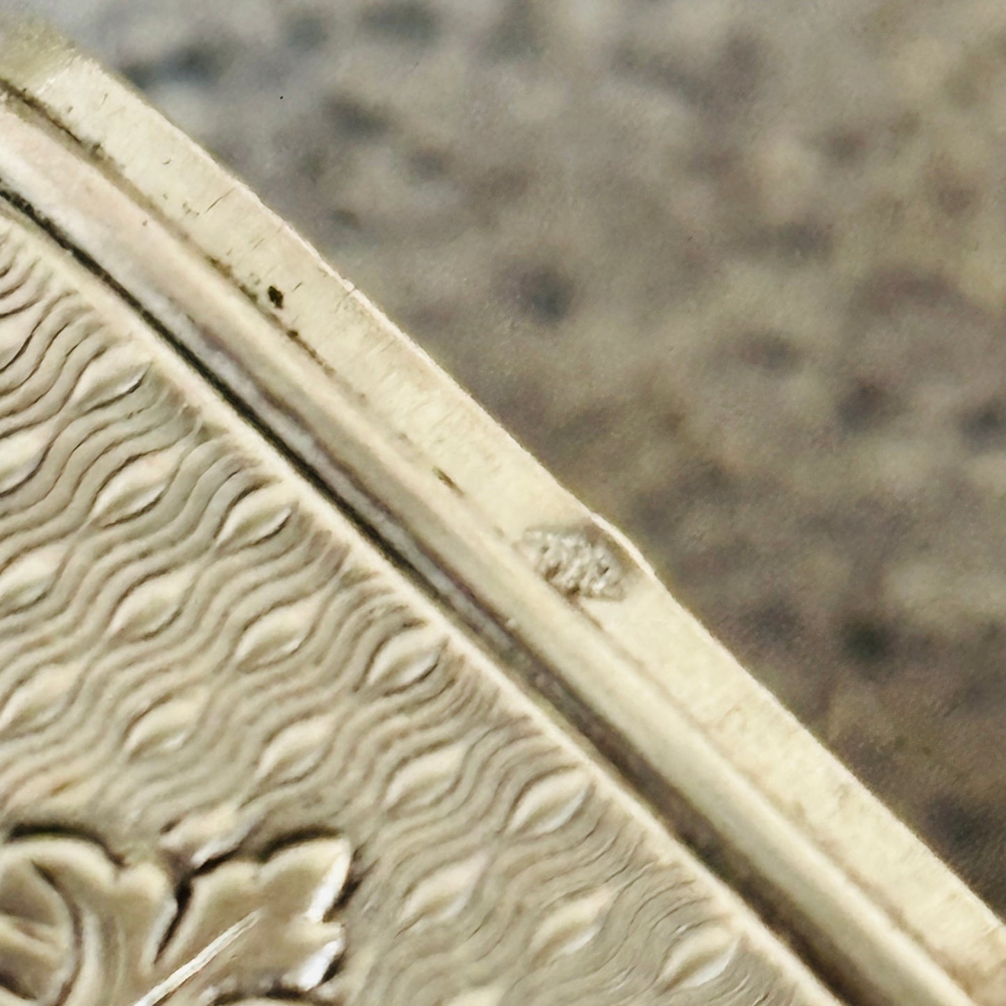 The Mixologist Abi  - Antique Silver French Vesta Case