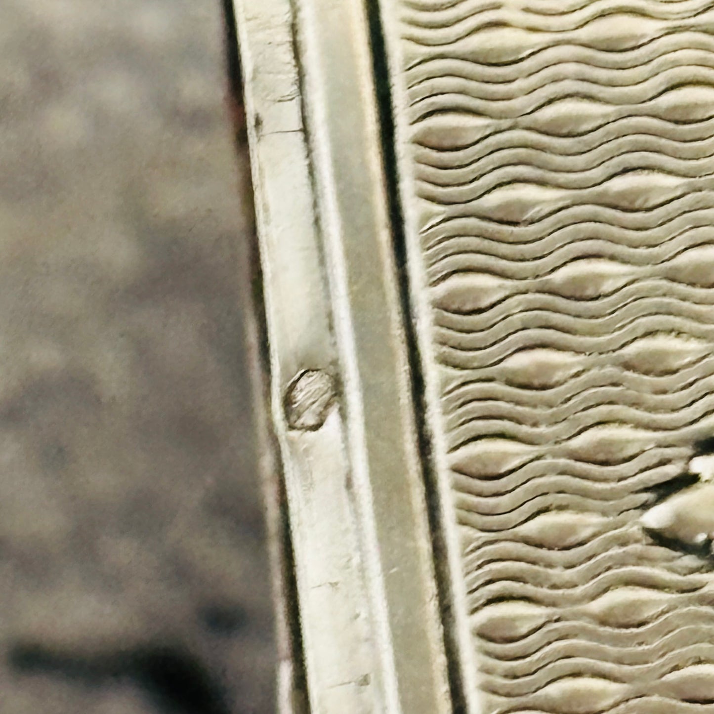 The Mixologist Abi  - Antique Silver French Vesta Case