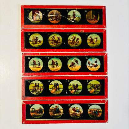 The Director Fabian - Antique Magic Lantern Slides