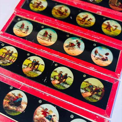 The Director Fabian - Antique Magic Lantern Slides