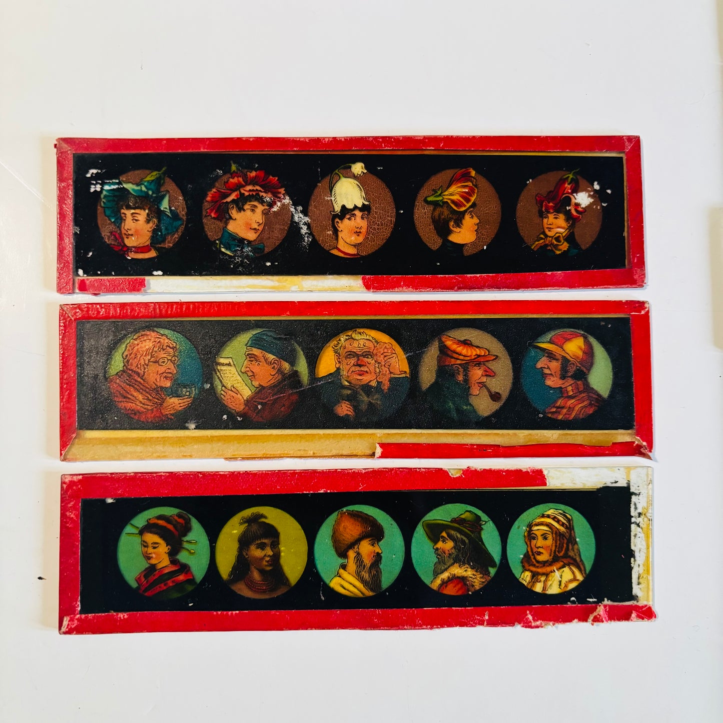 The Director Fabian - Antique Magic Lantern Slides