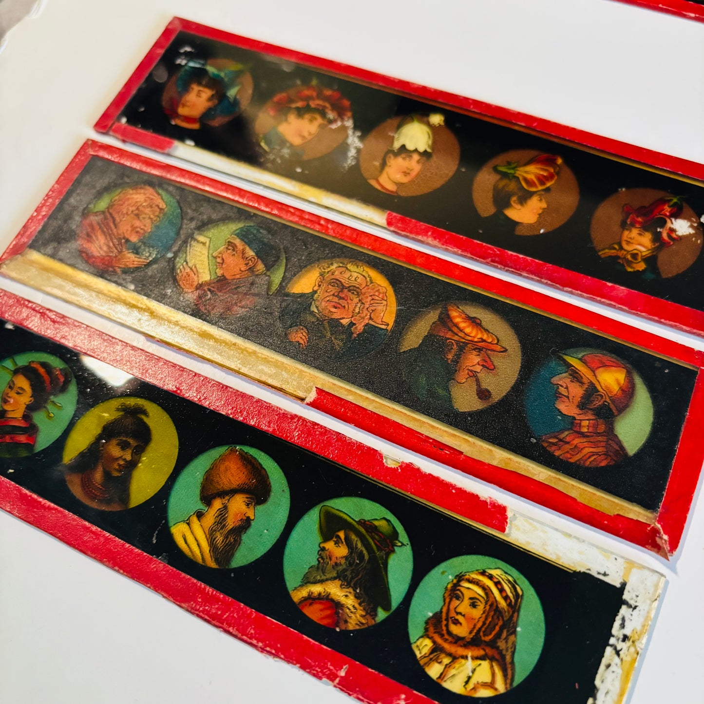 The Director Fabian - Antique Magic Lantern Slides