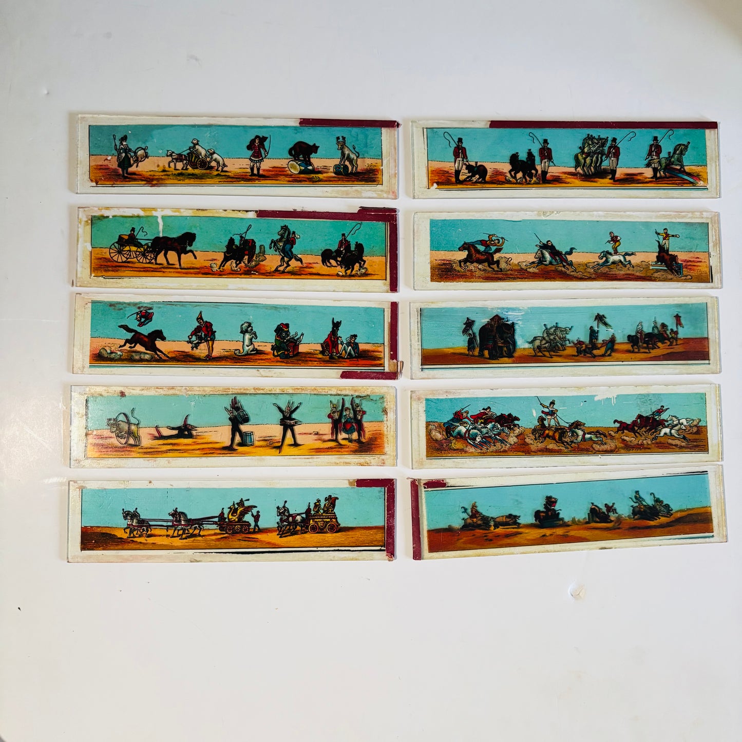 The Director Fabian - Antique Magic Lantern Slides