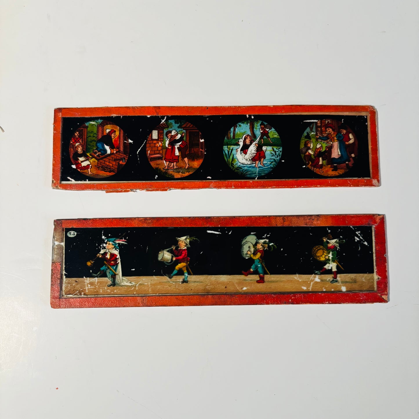 The Director Fabian - Antique Magic Lantern Slides