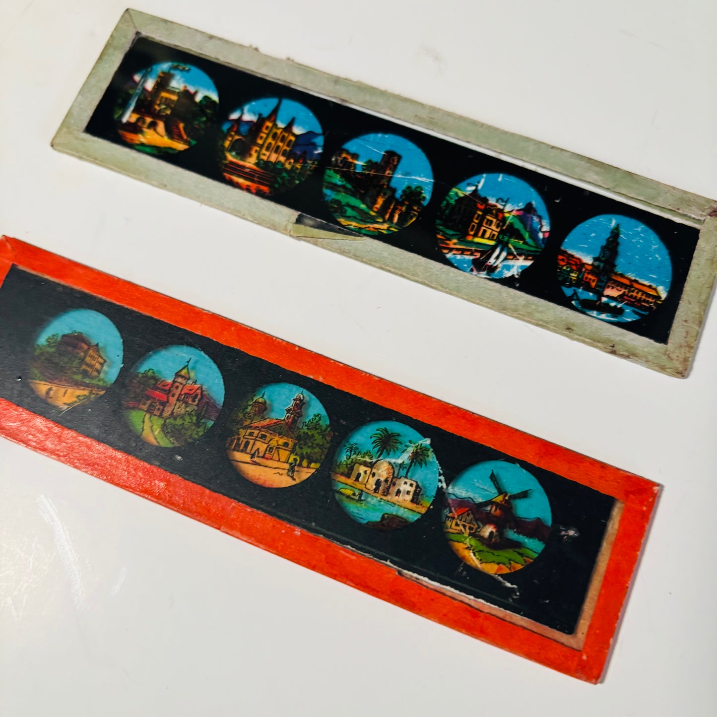 The Director Fabian - Antique Magic Lantern Slides