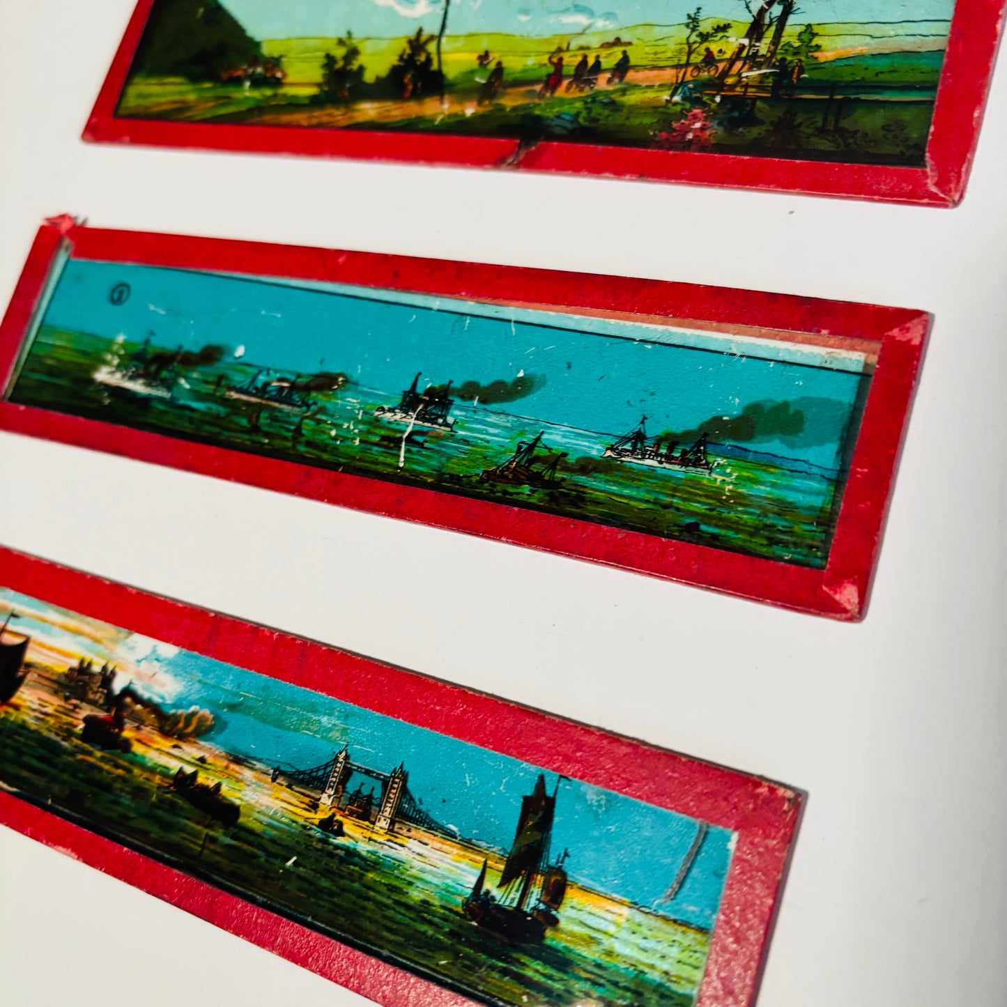 The Director Fabian - Antique Magic Lantern Slides