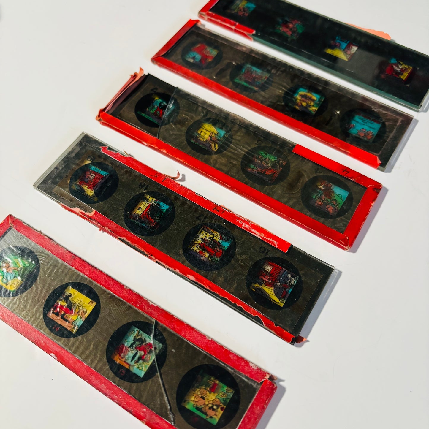 The Director Fabian - Antique Magic Lantern Slides