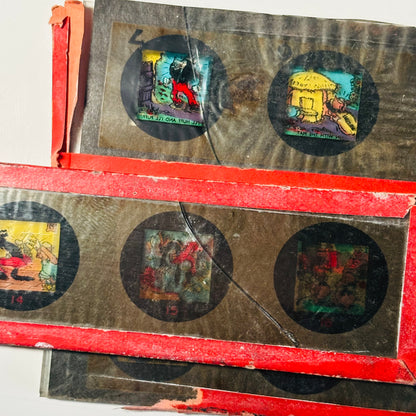 The Director Fabian - Antique Magic Lantern Slides