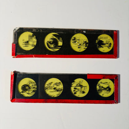 The Director Fabian - Antique Magic Lantern Slides